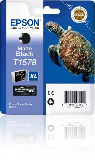 Turtle Cartucho T1578 negro mate