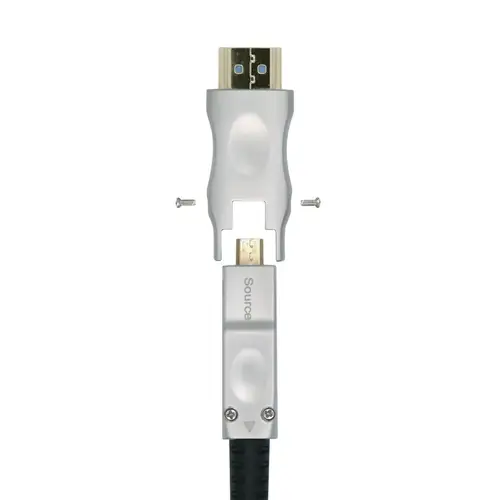 Cable HDMI V2.0 AOC Desmontable Premium Alta Velocidad / HEC 4k@60Hz 4:4:4 18Gbps, A/M-D/A/M, Negro, 40m - Imagen 2