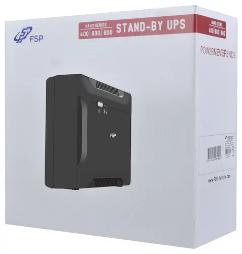 Nano 600 sistema de alimentación ininterrumpida (UPS) En espera (Fuera de línea) o Standby (Offline) 0,6 kVA 360 W 2 salidas AC - Imagen 3