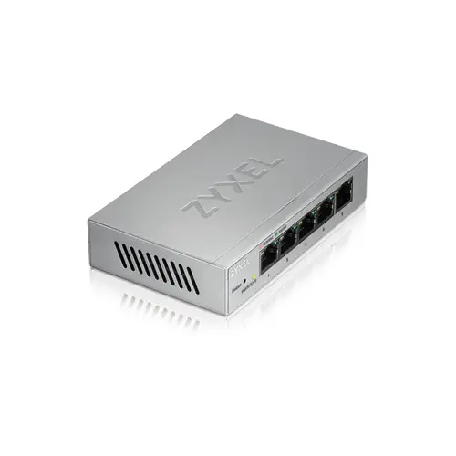 GS1200-5 Gestionado Gigabit Ethernet (10/100/1000) Plata - Imagen 2