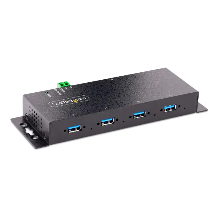Hub Industrial USB 3.0 de 5Gbps de 4 Puertos - Concentrador USB con Protección de Picos y Descargas ESD - Ladrón USB-A de Montaje en Pared/Escritorio/DIN - Imagen 12