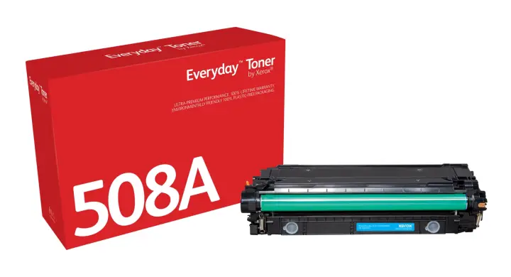 Everyday El tóner Everyday Cian de Xerox es compatible con HP 508A (CF361A), Capacidad estándar