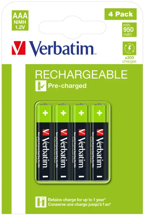 49514 pila doméstica Batería recargable AAA Níquel-metal hidruro (NiMH)