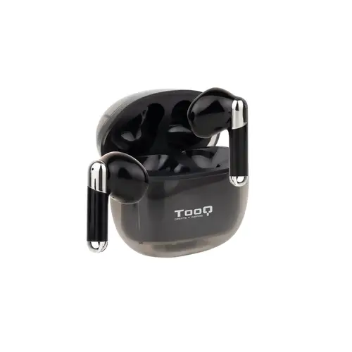 Onyx Auriculares Inalámbricos + Micrófono Bluetooth con Estuche de Carga, Negros - Imagen 1