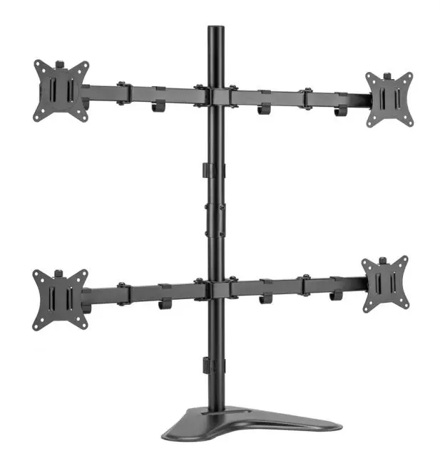 Soporte de mesa articulado para monitor cuádruple de 17"-32