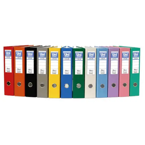 ARCHIVADOR PALANCA 65 FOLIO 2MM COLOR GRIS UNISYSTEM COLOR 172798..