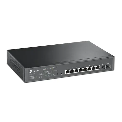 JetStream TL-SG2210MP switch Gestionado L2/L2+ Gigabit Ethernet (10/100/1000) Energía sobre Ethernet (PoE) 1U Negro - Imagen 2