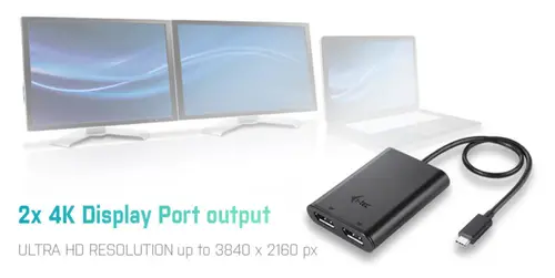 USB-C 3.1 Dual 4K DP Video Adapter - Imagen 5