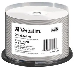 CD-R 52x DataLifePlus 700 MB 50 pieza(s)