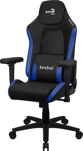CROWNBB Azul, Silla Gaming Ergonómica, Cojines Ajustables, Cuero Sintético Premium - Imagen 1