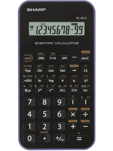 EL-501X calculadora Bolsillo Calculadora científica Negro, Violeta