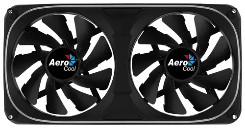 ASTRO24 Doble Ventilador PC 12cm ARGB LED Soporte Antivibración Negro - Imagen 3