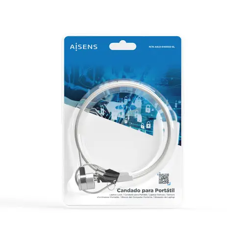 Cable de Seguridad con Cerradura de Llave para Ordenador, Monitor, Portatil 1.5 m - Imagen 5