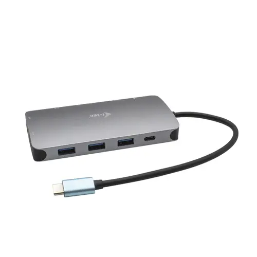 USB-C Metal Nano Dock HDMI/VGA with LAN + Charger 112W - Imagen 3