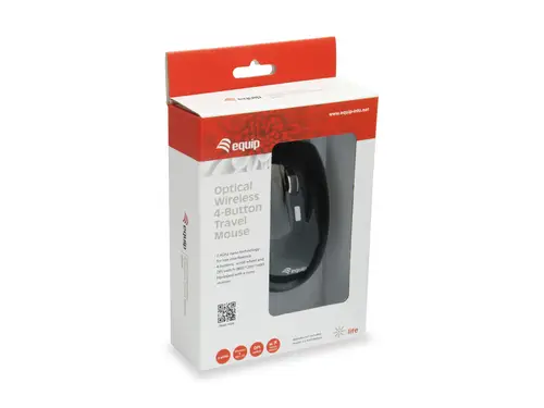 245104 ratón Viajes Ambidextro RF inalámbrico Óptico 1600 DPI - Imagen 3