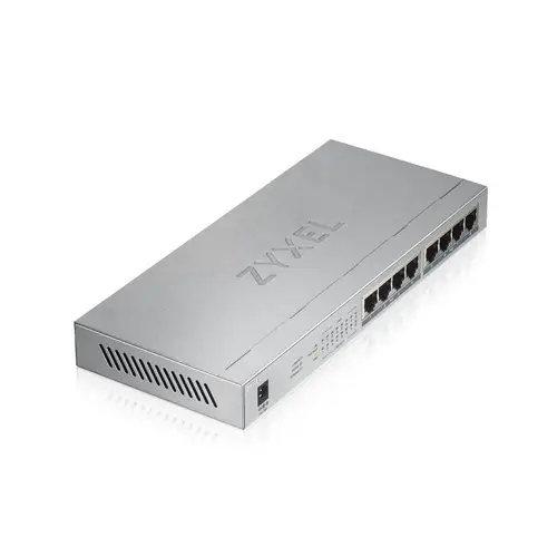 GS1008HP No administrado Gigabit Ethernet (10/100/1000) Energía sobre Ethernet (PoE) Gris - Imagen 5