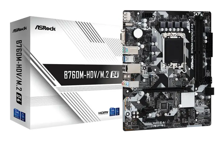 B760M-HDV/M.2 D4 Intel B760 LGA 1700 micro ATX