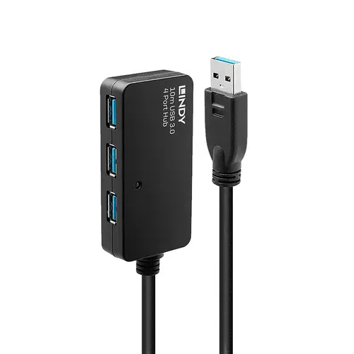 43159 hub de interfaz USB 3.2 Gen 1 (3.1 Gen 1) Type-A 5000 Mbit/s Negro - Imagen 1