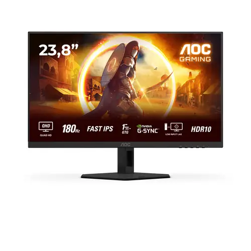 G4 Q24G4RE pantalla para PC 60,5 cm (23.8") 2560 x 1440 Pixeles Quad HD LED Negro, Rojo - Imagen 1