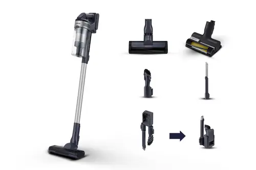 VS15A60AGR5 Aspiradora escoba Batería Secar Sin bolsa 0,8 L 410 W Negro, Plata - Imagen 1