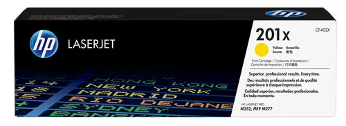 Cartucho de tóner original LaserJet 201X amarillo de alta capacidad - Imagen 1