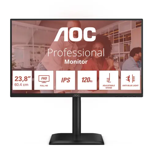24E4U pantalla para PC 60,5 cm (23.8") 1920 x 1080 Pixeles Full HD LED Negro - Imagen 2
