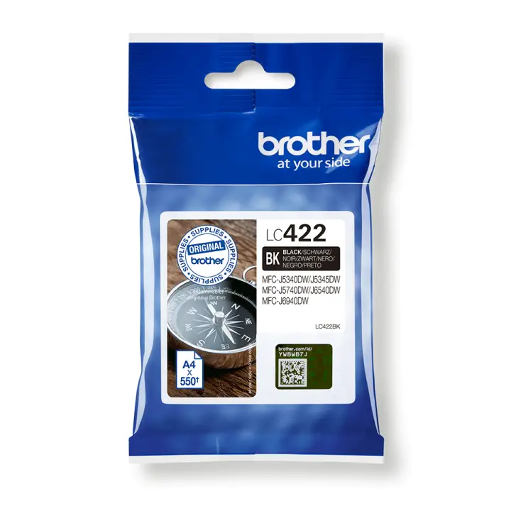 LC-422BK cartucho de tinta 1 pieza(s) Original Negro