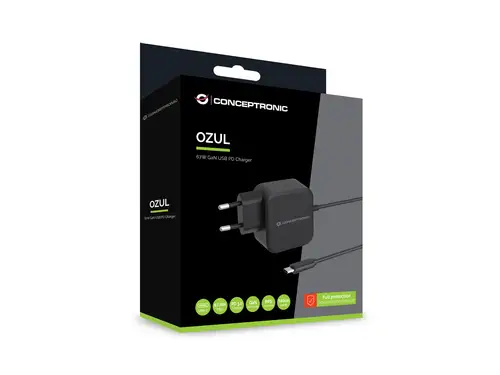 OZUL04BE cargador de dispositivo móvil Universal Negro Corriente alterna Interior - Imagen 3