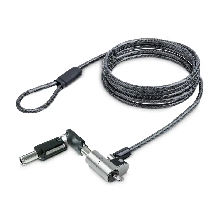 NANOK-LAPTOP-LOCK cable antirrobo Negro, Plata 2 m