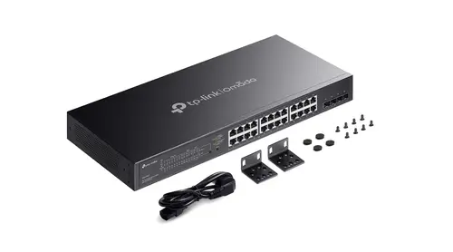 Omada SG2428LP switch Gestionado L2/L2+ Gigabit Ethernet (10/100/1000) Energía sobre Ethernet (PoE) Gris - Imagen 6