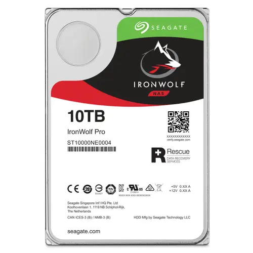 IronWolf Pro ST10000NT001 disco duro interno 10 TB 7200 RPM 256 MB 3.5" Serial ATA III - Imagen 4