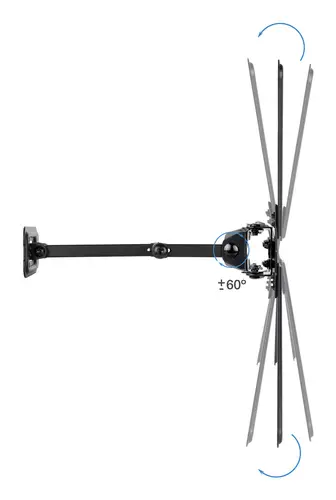 Soporte de Pared para Pantallas 13"-55", Negro - Imagen 3