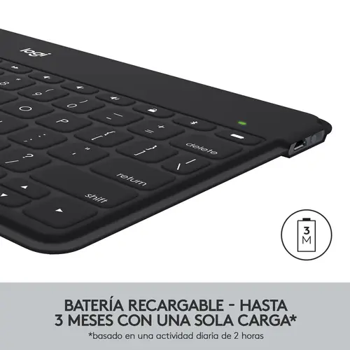 920-010044 teclado para móvil QWERTY Español Bluetooth Azul, Naranja - Imagen 13