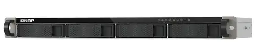 TS-433eU NAS Bastidor (1U) Cortex-A Cortex-A55 4 GB 0 TB QNAP Turbo System Negro - Imagen 1