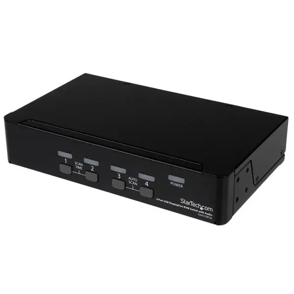 Conmutador Switch KVM 4 puertos Vídeo DisplayPort DP Hub Concent..