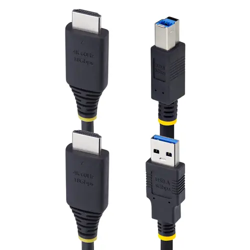 Cable KVM HDMI y USB 3.0 5Gbps de 1,8m - 4K 60Hz - Cable Combo HDMI 2.0 y USB para Switch Conmutador KVM - Imagen 2