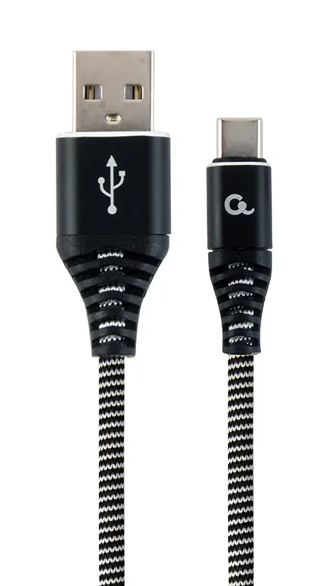 CC-USB2B-AMCM-1M-BW cable USB USB 2.0 USB A USB C Negro, Blanco