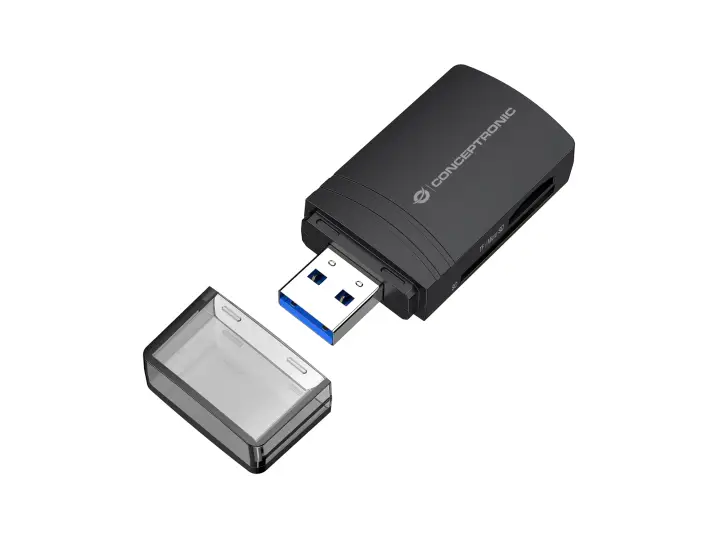BIAN06B lector de tarjeta USB 3.2 Gen 1 (3.1 Gen 1) Type-A Negro