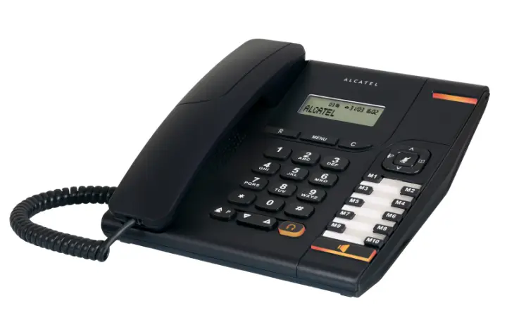 Temporis 580 Teléfono DECT/analógico Identificador de llamadas Negro