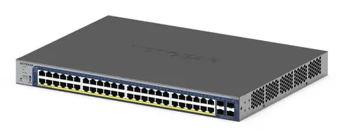 GS752TXP Gestionado L2/L3/L4 10G Ethernet (100/1000/10000) Energía sobre Ethernet (PoE) Negro - Imagen 3