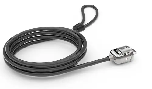 CL15 cable antirrobo Negro, Plata - Imagen 2