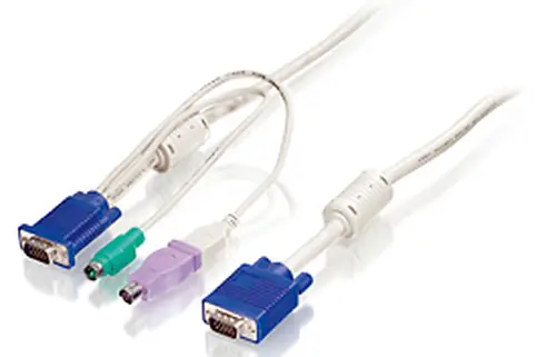 Cable KVM PS/2 y USB de 5m - Imagen 1