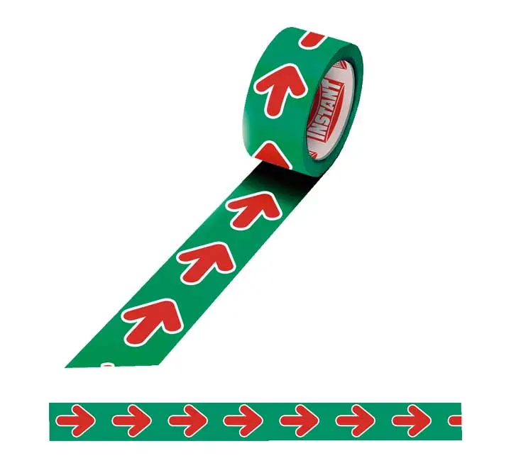 CINTA ADH. INSTANT FLECHAS VERD/ROJO 48MMX50M