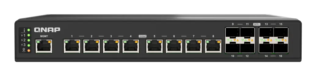 QSW-IM3216-8S8T switch Gestionado L2 10G Ethernet (100/1000/10000) Negro