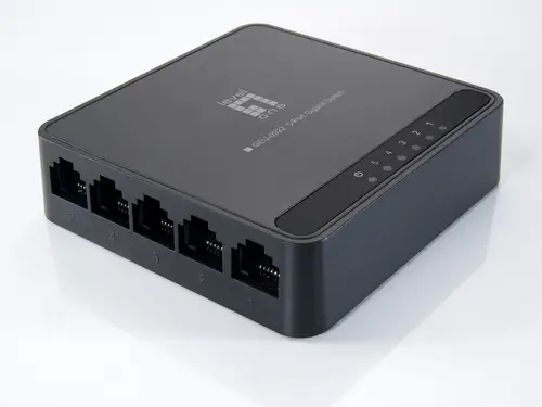 GEU-0522 switch Gigabit Ethernet (10/100/1000) Negro - Imagen 3