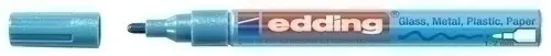 ROTUL.EDDING  751 AZUL CLARO METALICO