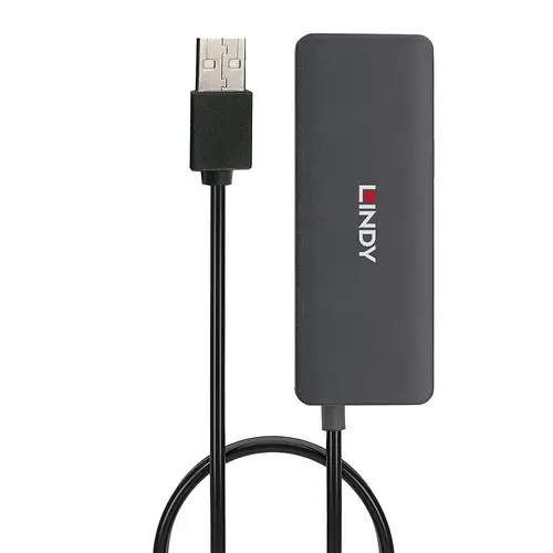 42986 hub de interfaz USB 2.0 480 Mbit/s Negro - Imagen 2
