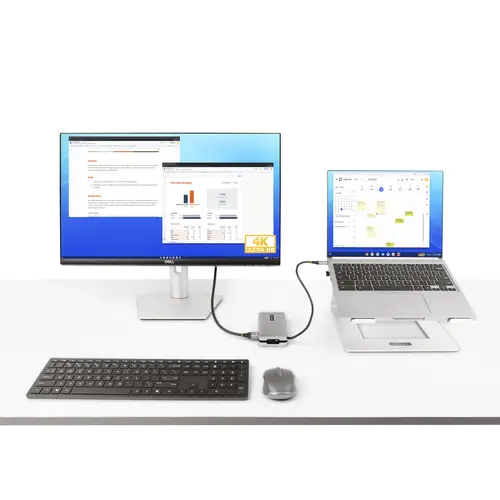 Adaptador Multipuertos USB-C - HDMI 4K a 60Hz VGA - Hub Ladrón USB de 3 Puertos - Power Delivery de Paso de 100W - GbE - Docking Station USB Tipo C de Viajes - Cable de 30cm - Imagen 11