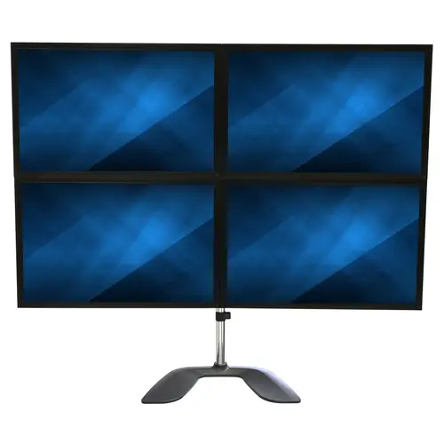 Base Soporte de Escritorio para 4 Monitores - Articulado - En Acero y Aluminio - Imagen 5