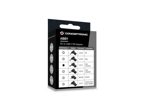 ABBY15PC03 accesorio para portatil Clavija de adaptador de corriente para ordenador portátil - Imagen 4